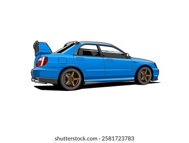 car vector illustration for t-shirt