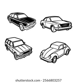 Car vector images silhouette illustrator