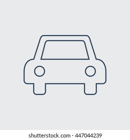 Car Vector Line Icon. Eps.-10.