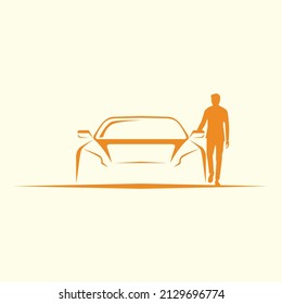 Car vector logo icon illustration