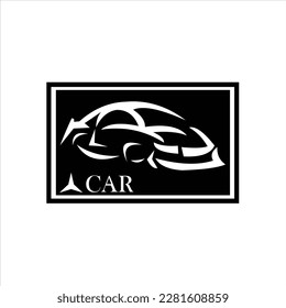 logotipo del vector del coche, diseño, icono de la empresa de arte