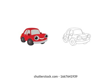 Car Vector Object Transportation Illustration Bundle