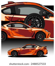 Car Vector Poster Design. Full Vector Editable