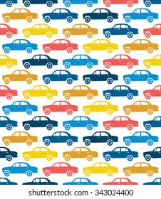 Car Vector Seamless Pattern