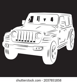 Car vector and t-shirt design file.
