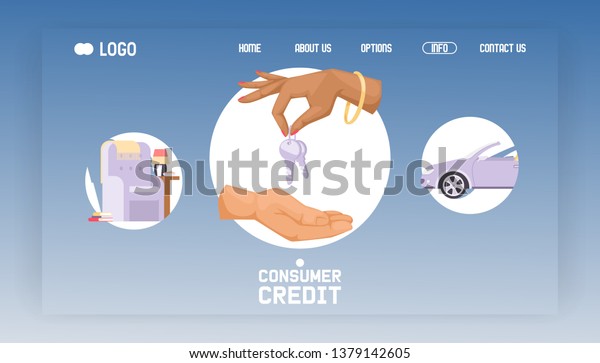 Car vector web landing page hand holding\
automobile key of vehicle transportation design backdrop\
illustration of people character buying auto transport purchase\
wallpaper web-page\
background.