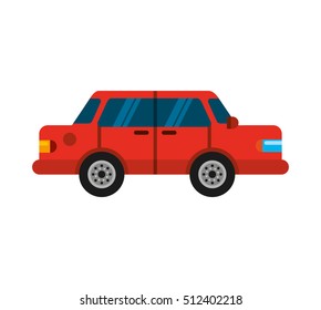 car vehicle auto isolated icon vector illustration design