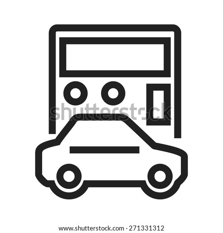 Car, vehicle, calculation icon vector image. Can also be used for banking, finance, business. Suitable for web apps, mobile apps and print media.
