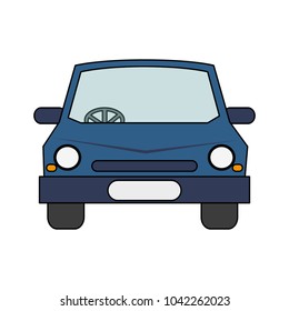 Car vehicle frontview
