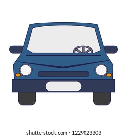 Car vehicle frontview