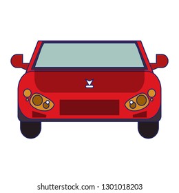 Car vehicle frontview