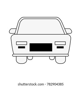 Car vehicle frontview