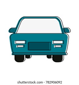 Car vehicle frontview