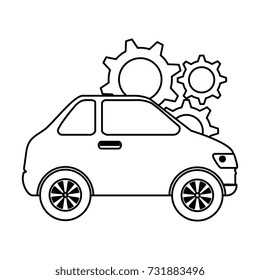 car vehicle with gears