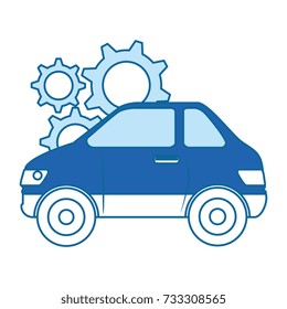 car vehicle with gears