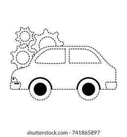 car vehicle with gears