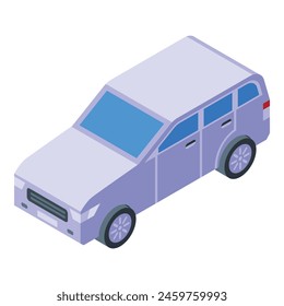 Car vehicle icon isometric vector. Transportation four wheels vehicle. Transport automobile machine