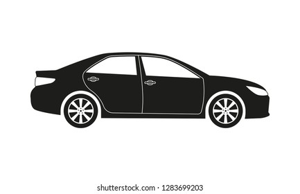 Car Vehicle Icon Side View Sedan Stock Vector (Royalty Free) 1283699203 ...