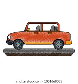Car vehicle isolated