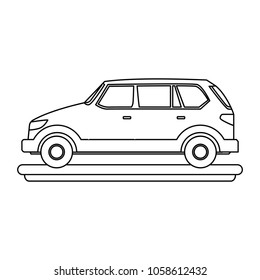 Car vehicle isolated