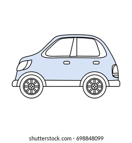 Car vehicle isolated