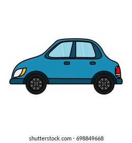 Car vehicle isolated