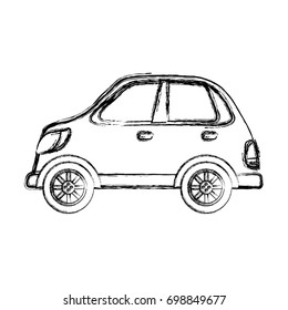 Car vehicle isolated