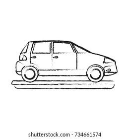 Car vehicle isolated