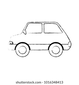 car vehicle isolated icon
