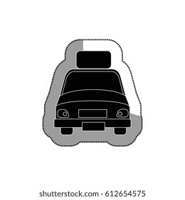 car vehicle isolated icon