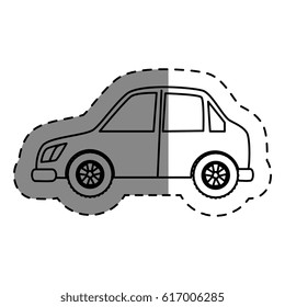 car vehicle isolated icon