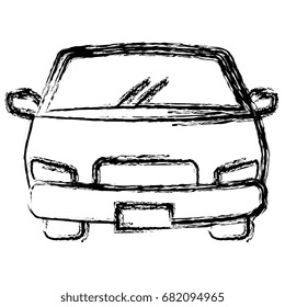 car vehicle isolated icon