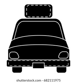 car vehicle isolated icon