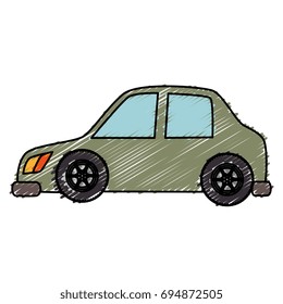 car vehicle isolated icon