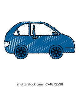 car vehicle isolated icon