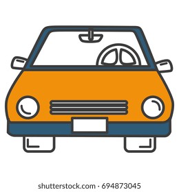 car vehicle isolated icon