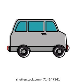 car vehicle isolated icon