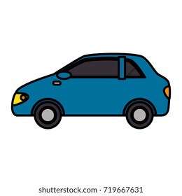 car vehicle isolated icon