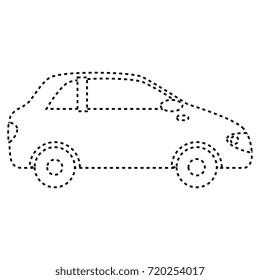 car vehicle isolated icon