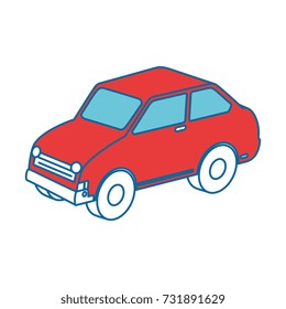 car vehicle isolated icon