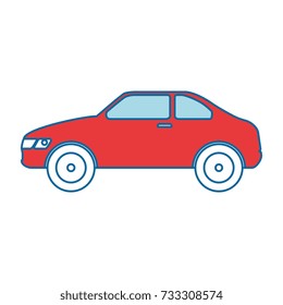 car vehicle isolated icon