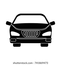 car vehicle isolated icon