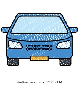 car vehicle isolated icon