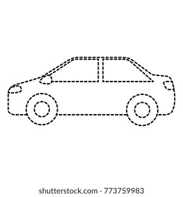 car vehicle isolated icon