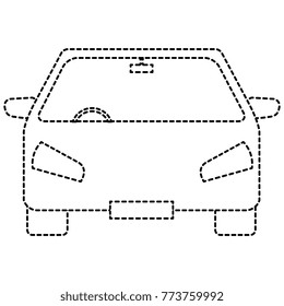 car vehicle isolated icon