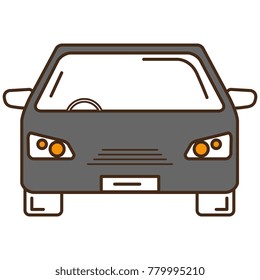 car vehicle isolated icon