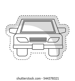 car vehicle isolated icon vector illustration design