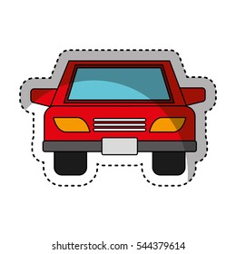 car vehicle isolated icon vector illustration design
