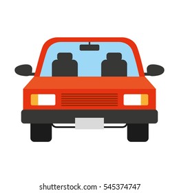 car vehicle isolated icon vector illustration design
