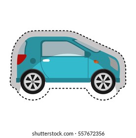 car vehicle isolated icon vector illustration design